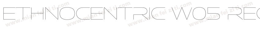 Ethnocentric W05 Regular字体转换